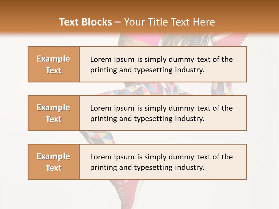 Breakdance Cool Pose PowerPoint Template