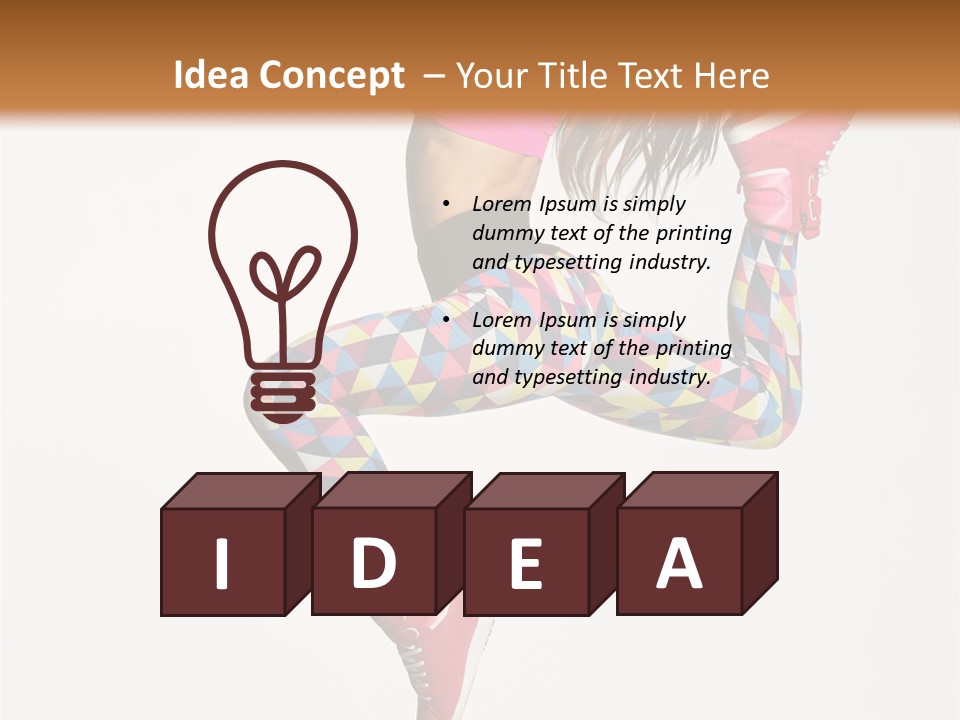 Breakdance Cool Pose PowerPoint Template