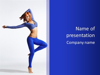 Aerobics Beautiful Fun PowerPoint Template