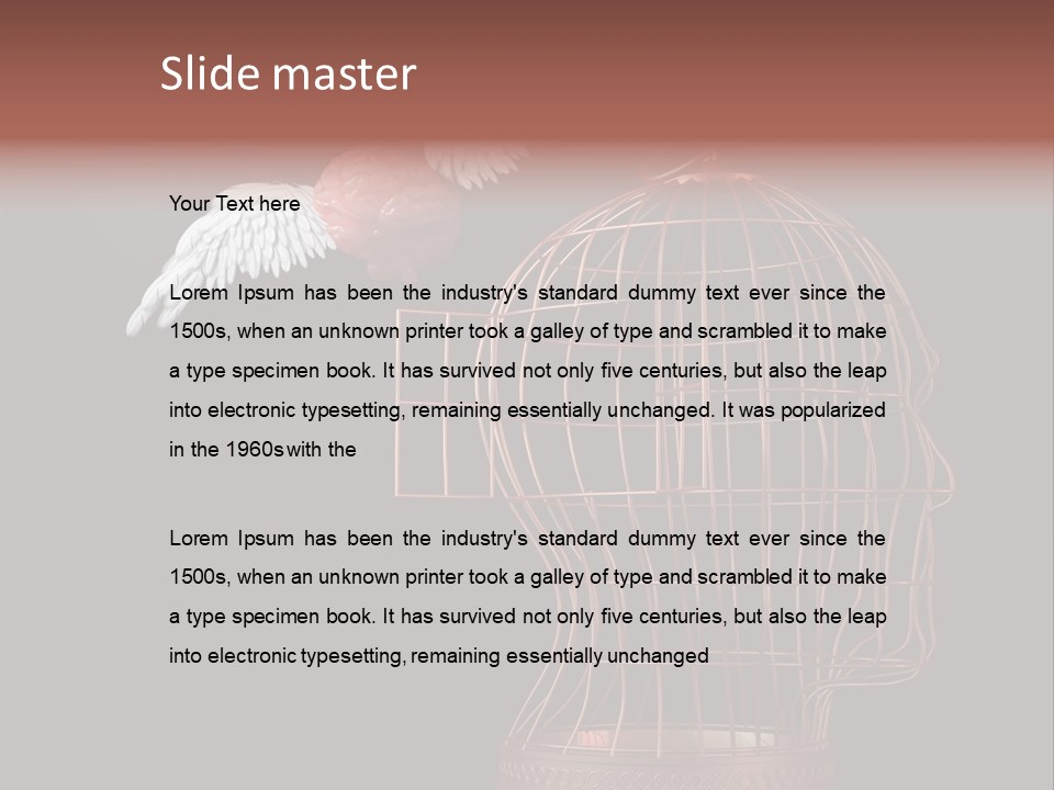 Cage Technology Liberty PowerPoint Template