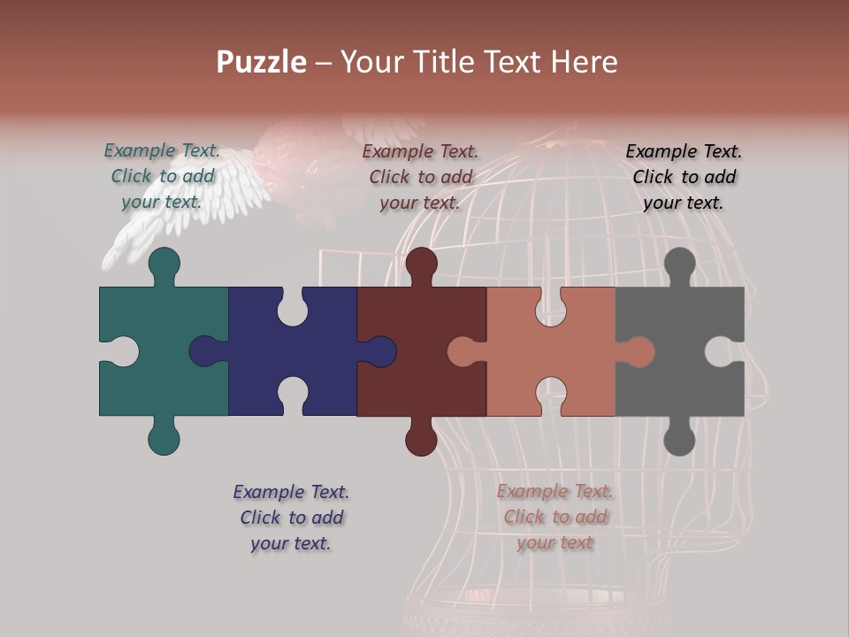 Cage Technology Liberty PowerPoint Template