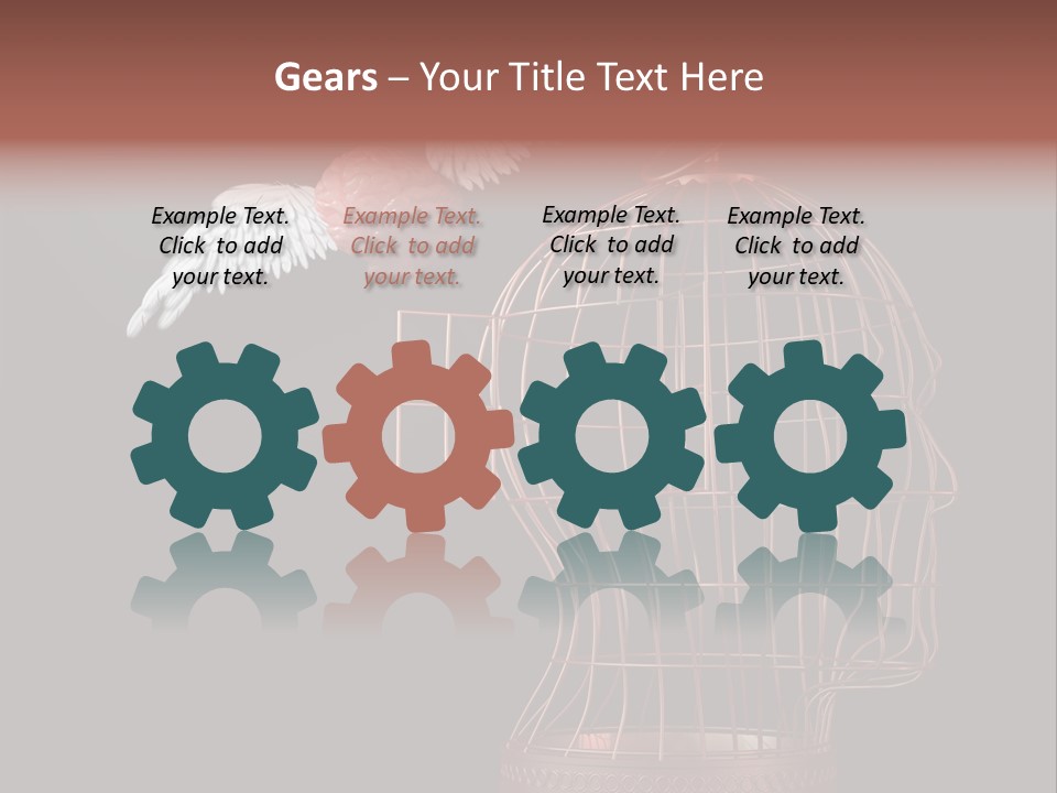 Cage Technology Liberty PowerPoint Template
