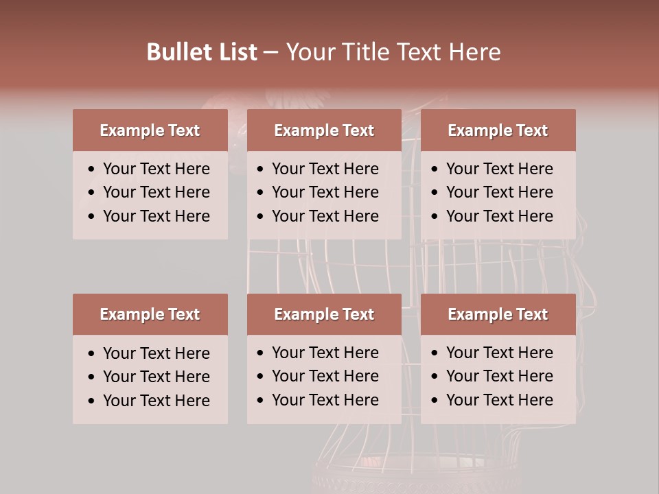 Cage Technology Liberty PowerPoint Template