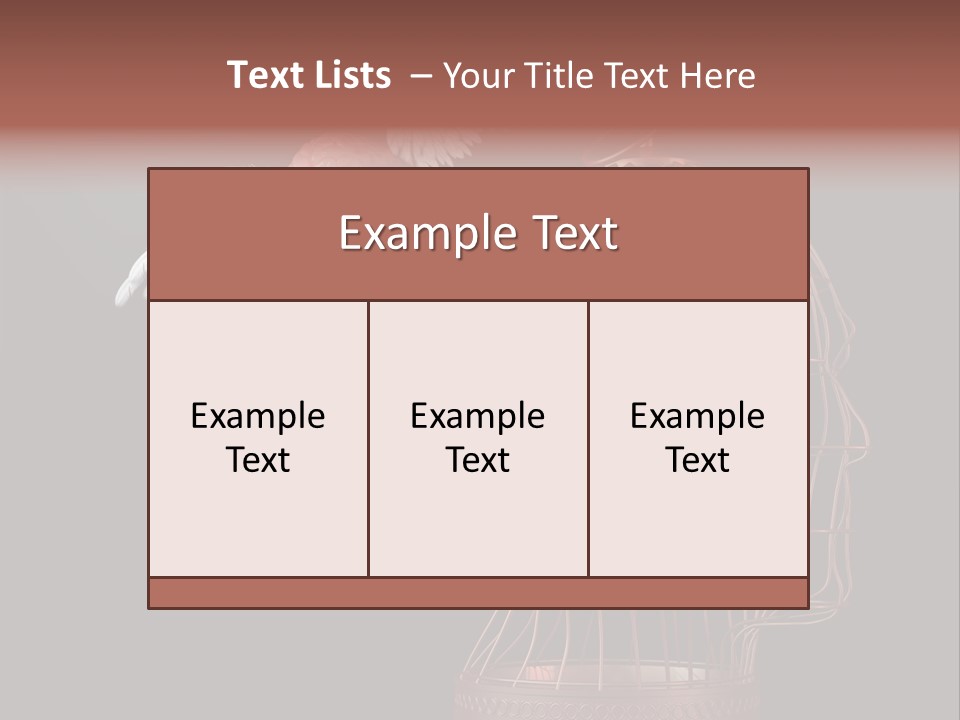 Cage Technology Liberty PowerPoint Template
