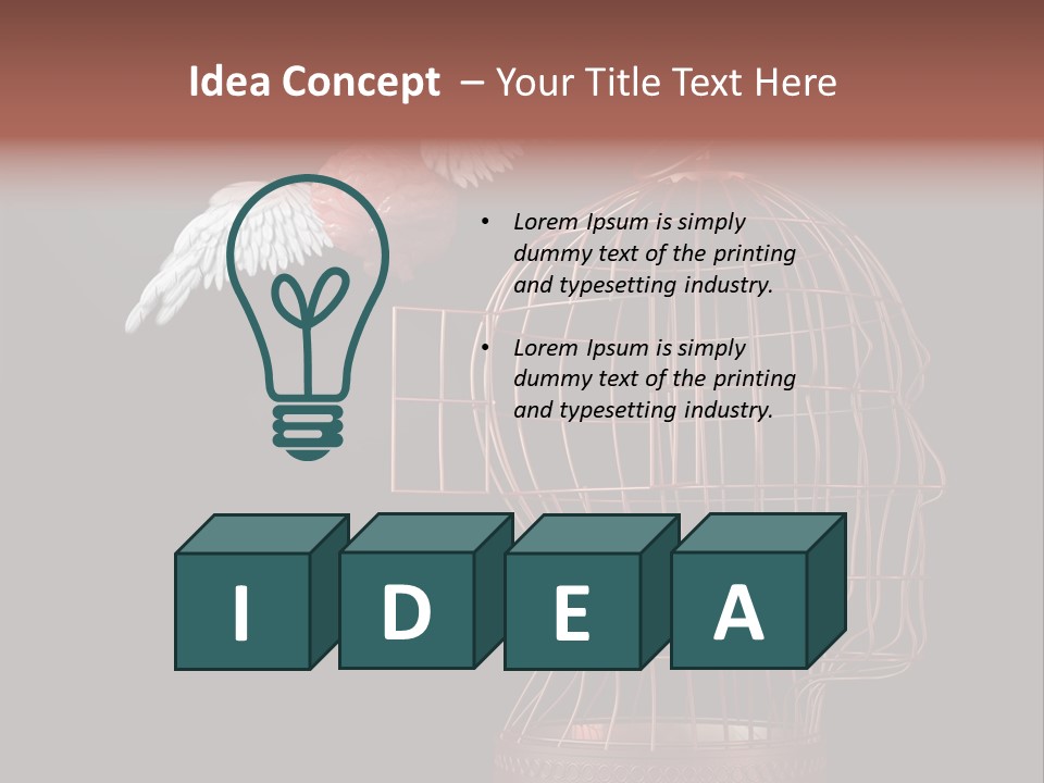 Cage Technology Liberty PowerPoint Template