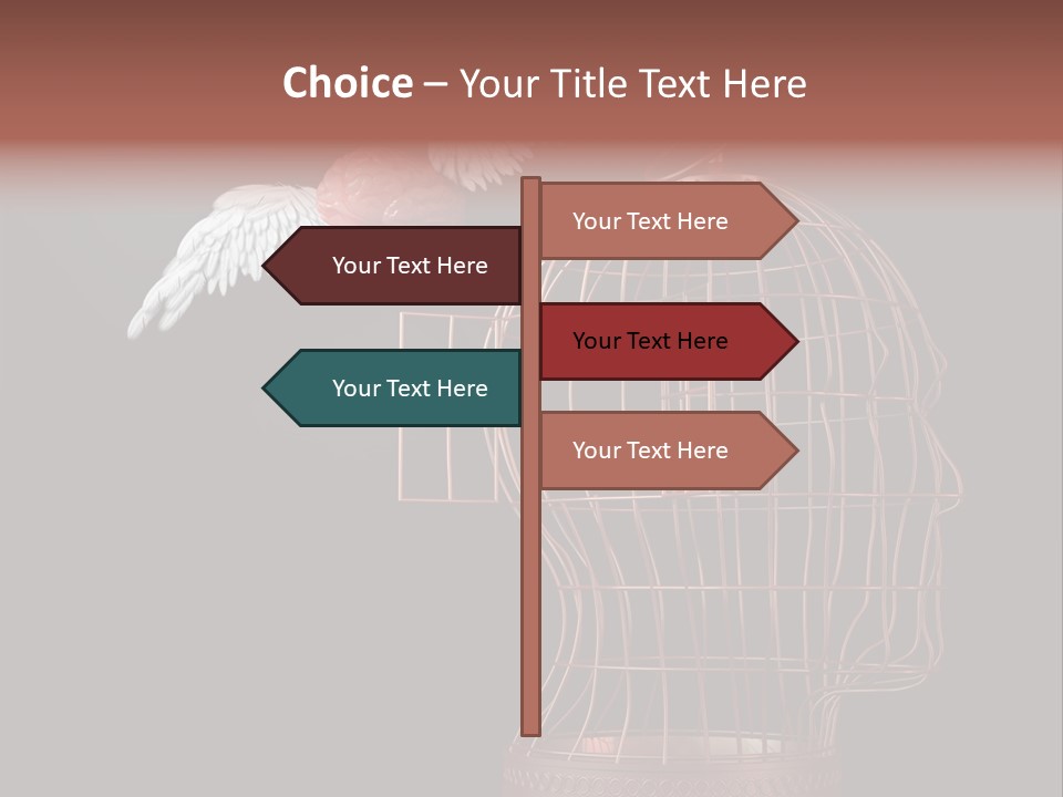 Cage Technology Liberty PowerPoint Template