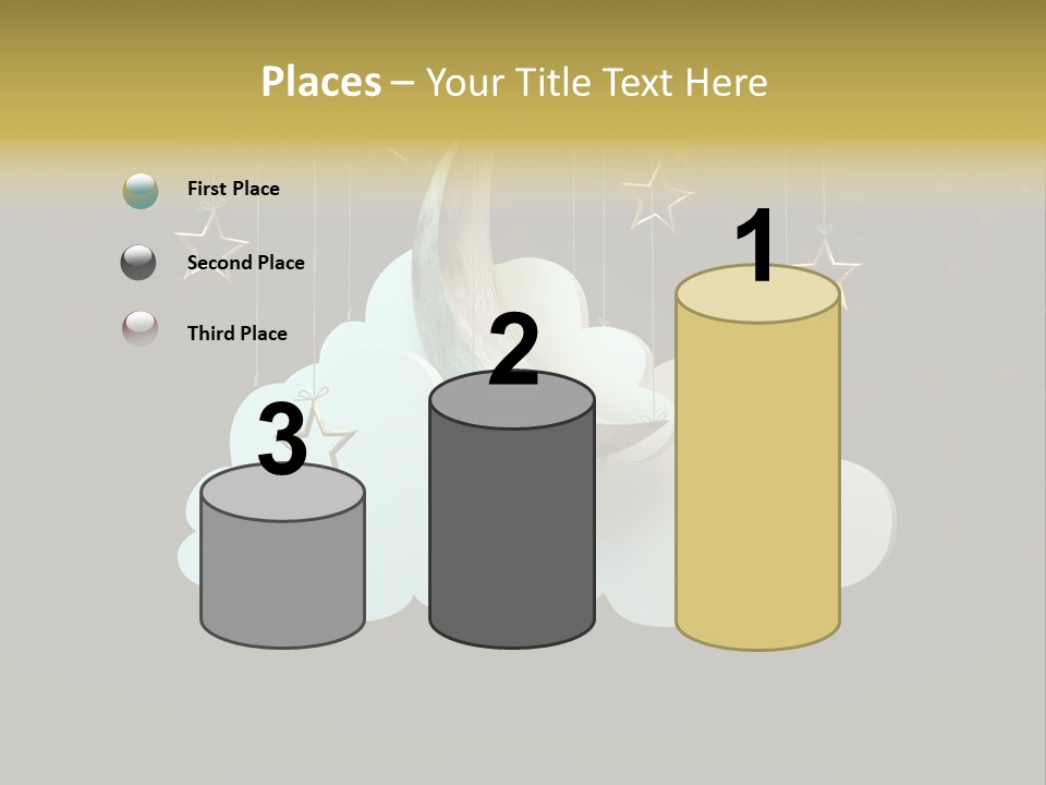 Fantasy Stage Sky PowerPoint Template