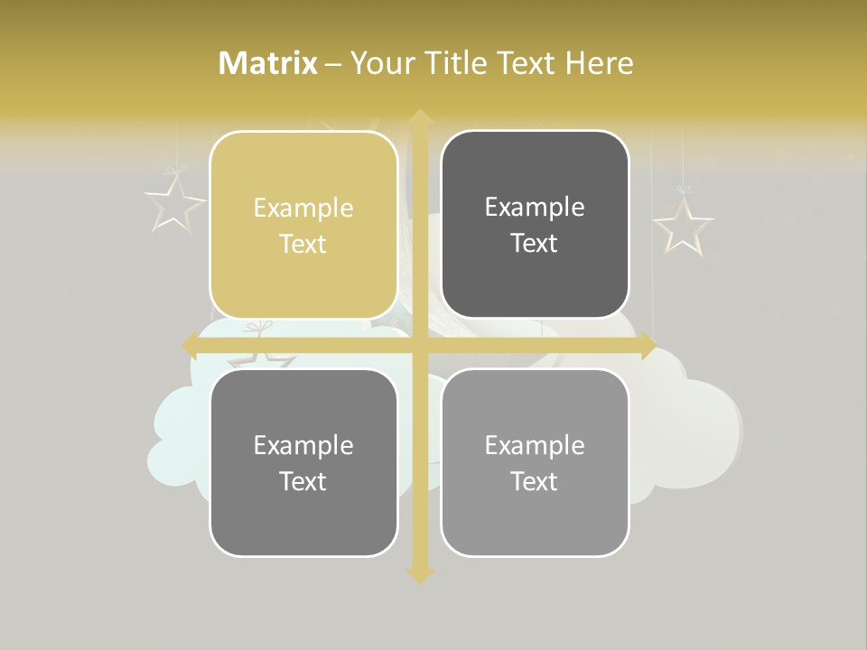 Fantasy Stage Sky PowerPoint Template