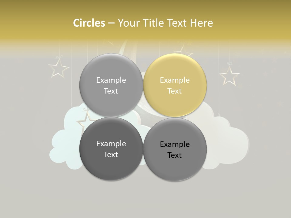 Fantasy Stage Sky PowerPoint Template