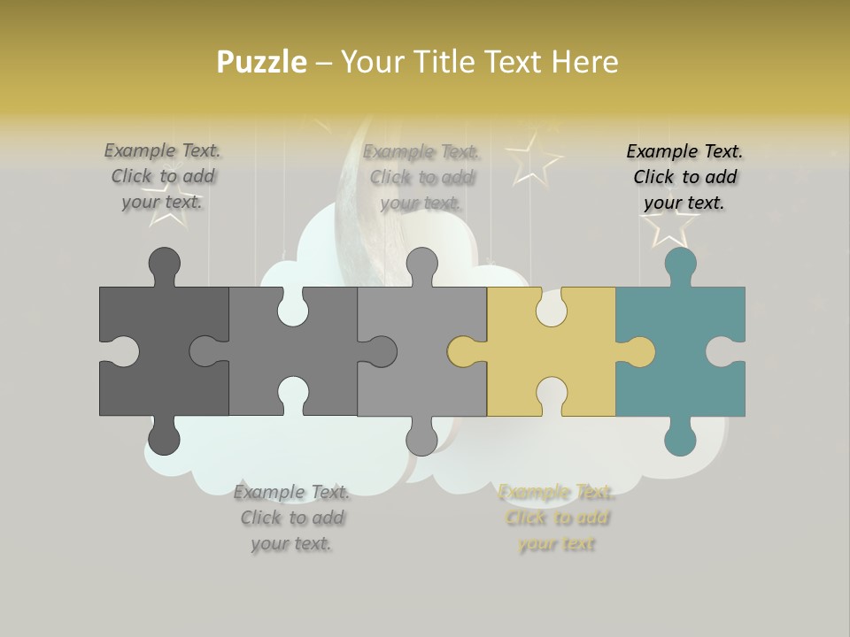 Fantasy Stage Sky PowerPoint Template