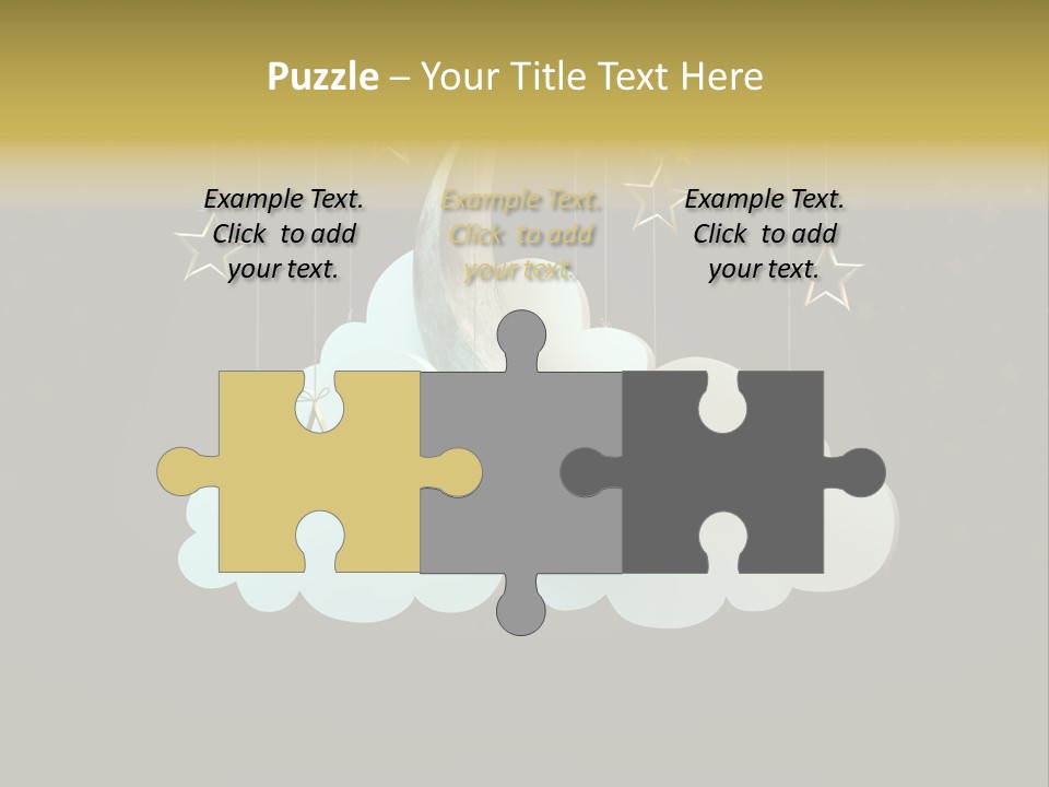 Fantasy Stage Sky PowerPoint Template