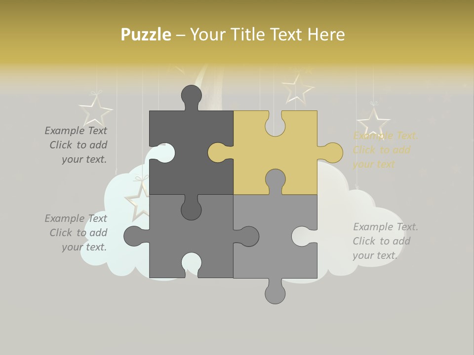 Fantasy Stage Sky PowerPoint Template