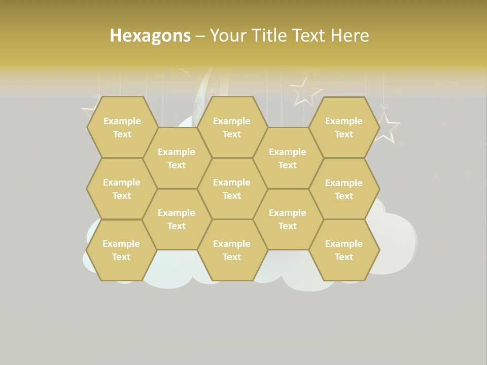 Fantasy Stage Sky PowerPoint Template