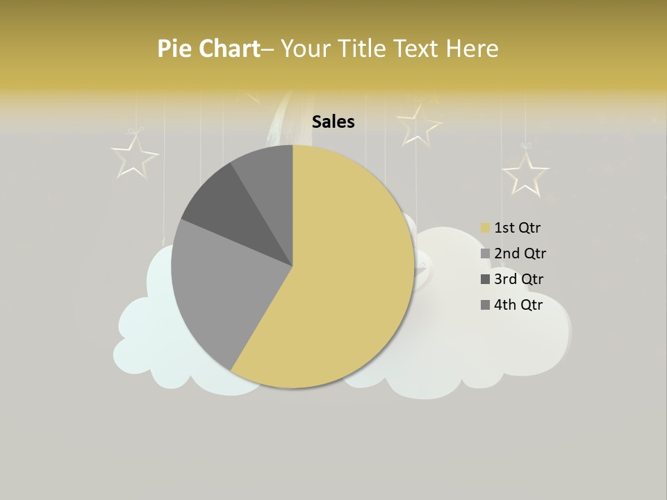 Fantasy Stage Sky PowerPoint Template