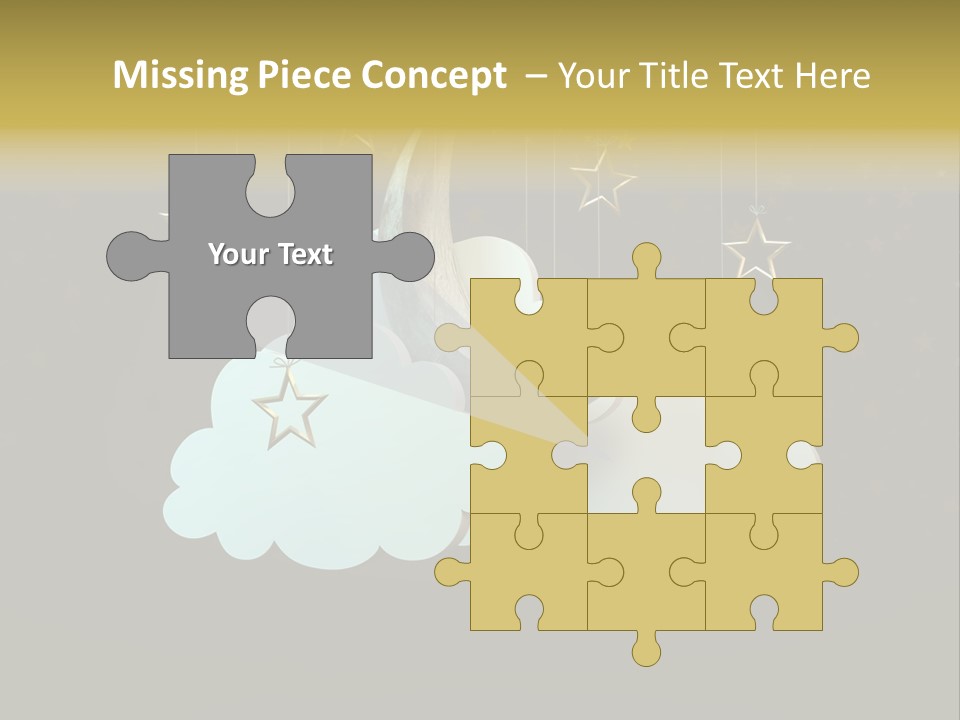 Fantasy Stage Sky PowerPoint Template