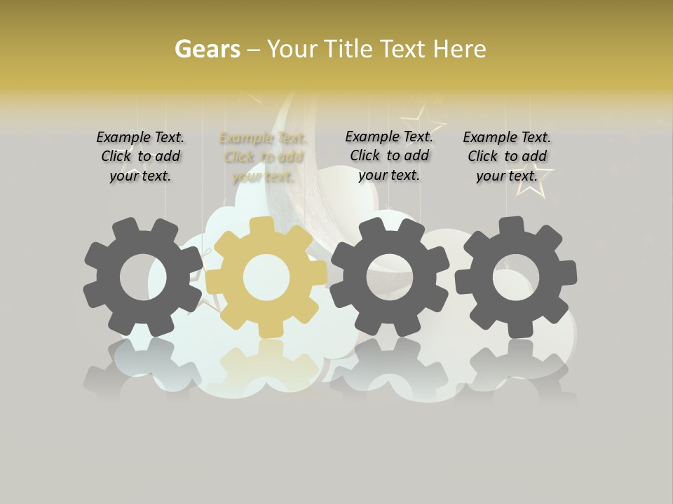 Fantasy Stage Sky PowerPoint Template