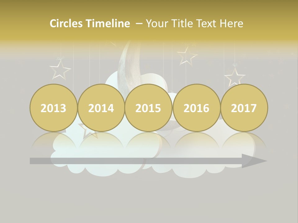 Fantasy Stage Sky PowerPoint Template