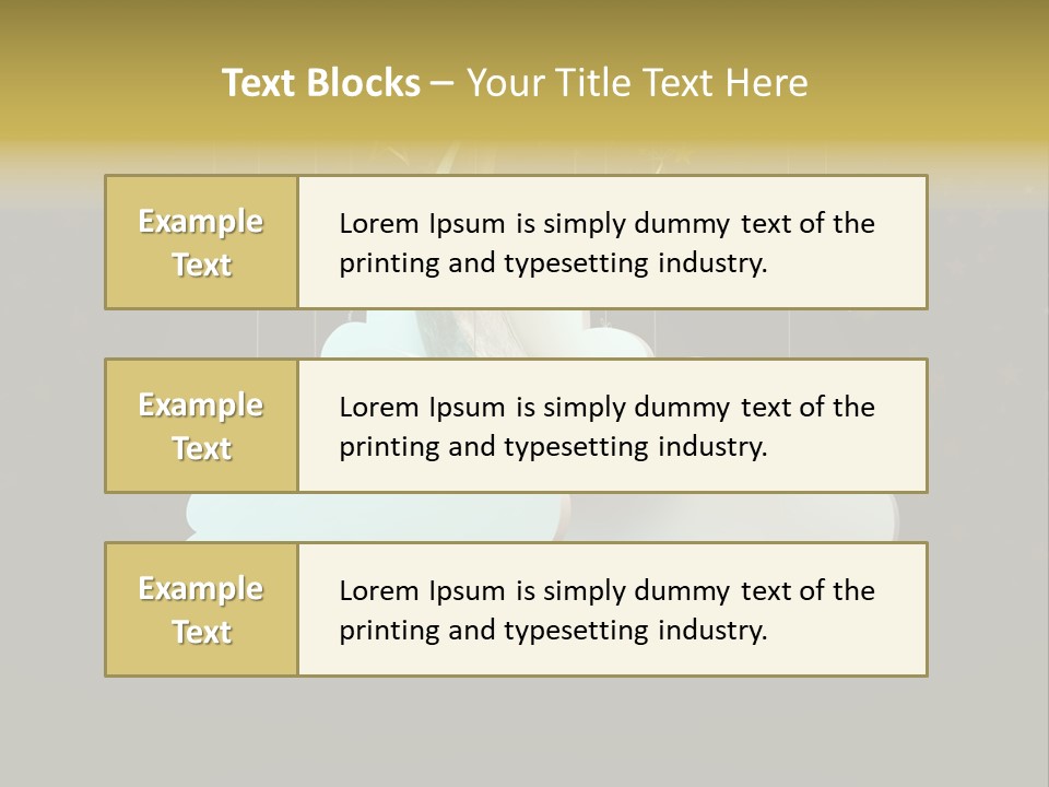 Fantasy Stage Sky PowerPoint Template