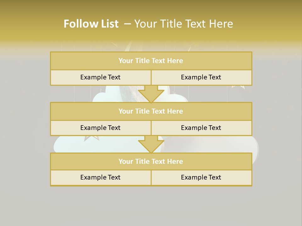 Fantasy Stage Sky PowerPoint Template