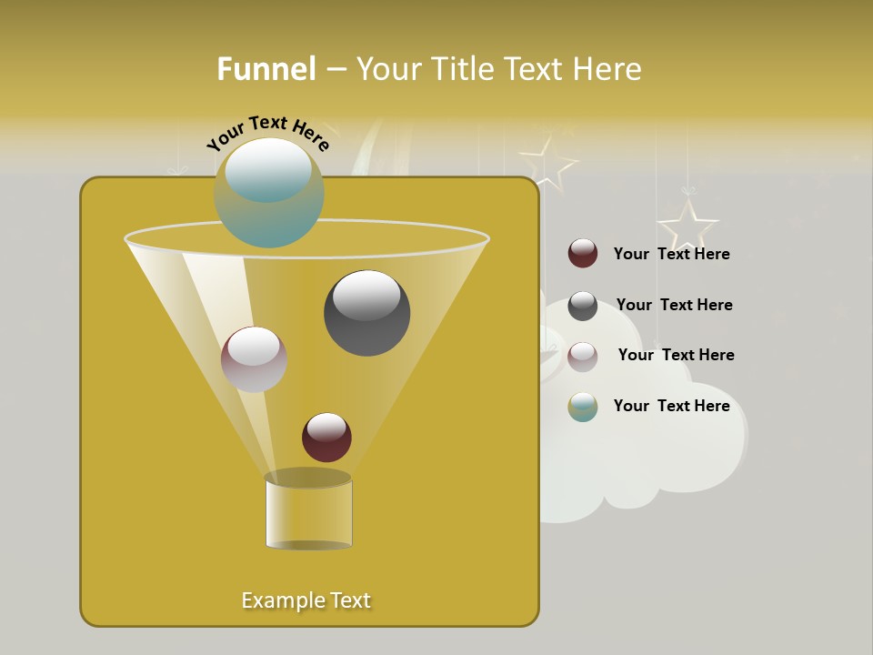 Fantasy Stage Sky PowerPoint Template