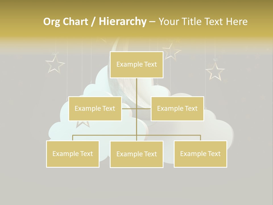 Fantasy Stage Sky PowerPoint Template