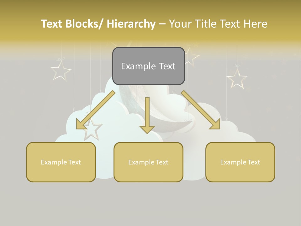 Fantasy Stage Sky PowerPoint Template