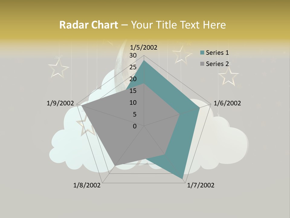 Fantasy Stage Sky PowerPoint Template