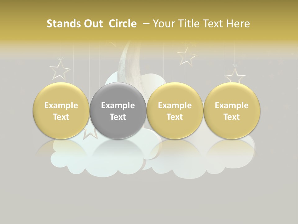 Fantasy Stage Sky PowerPoint Template