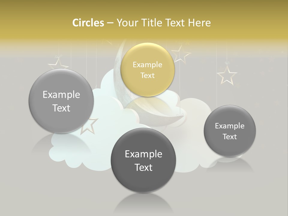 Fantasy Stage Sky PowerPoint Template