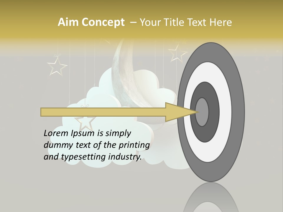 Fantasy Stage Sky PowerPoint Template