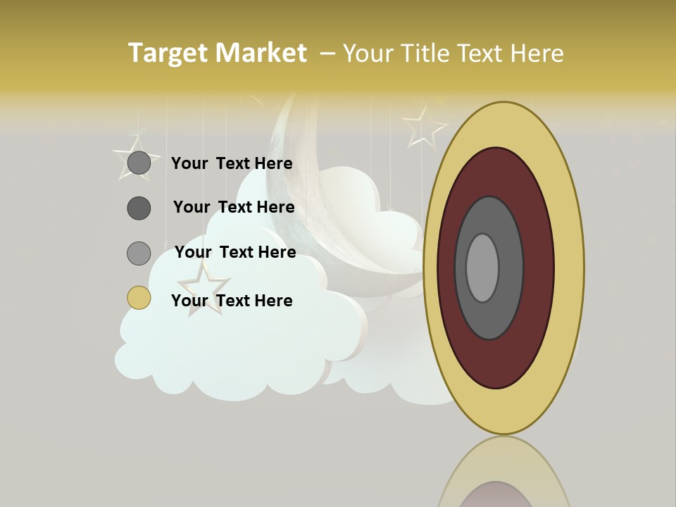 Fantasy Stage Sky PowerPoint Template