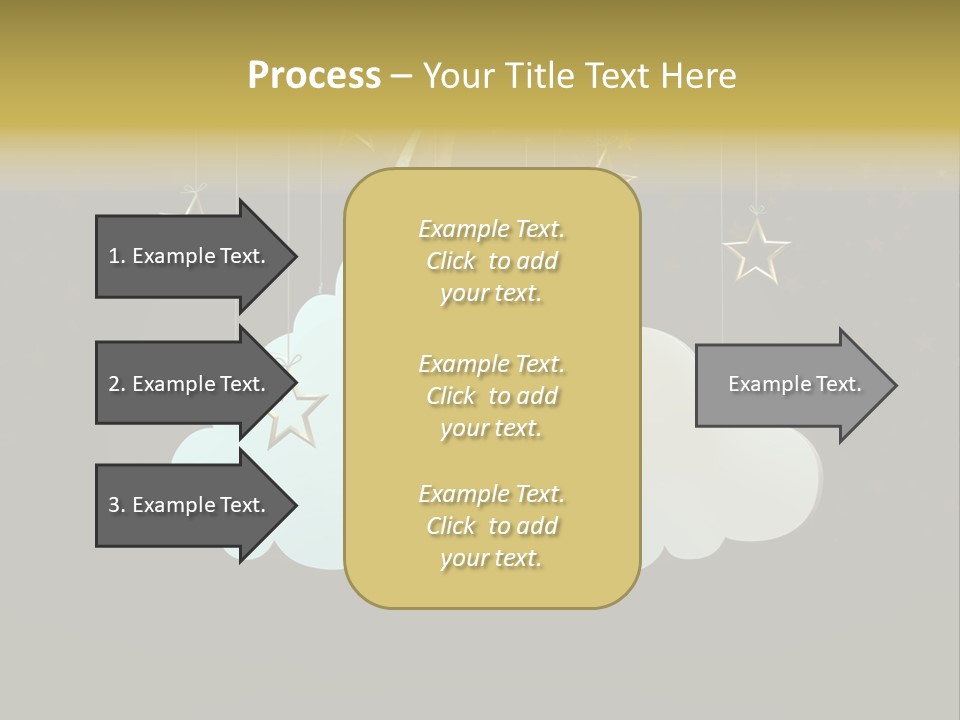 Fantasy Stage Sky PowerPoint Template