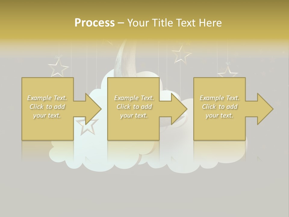 Fantasy Stage Sky PowerPoint Template