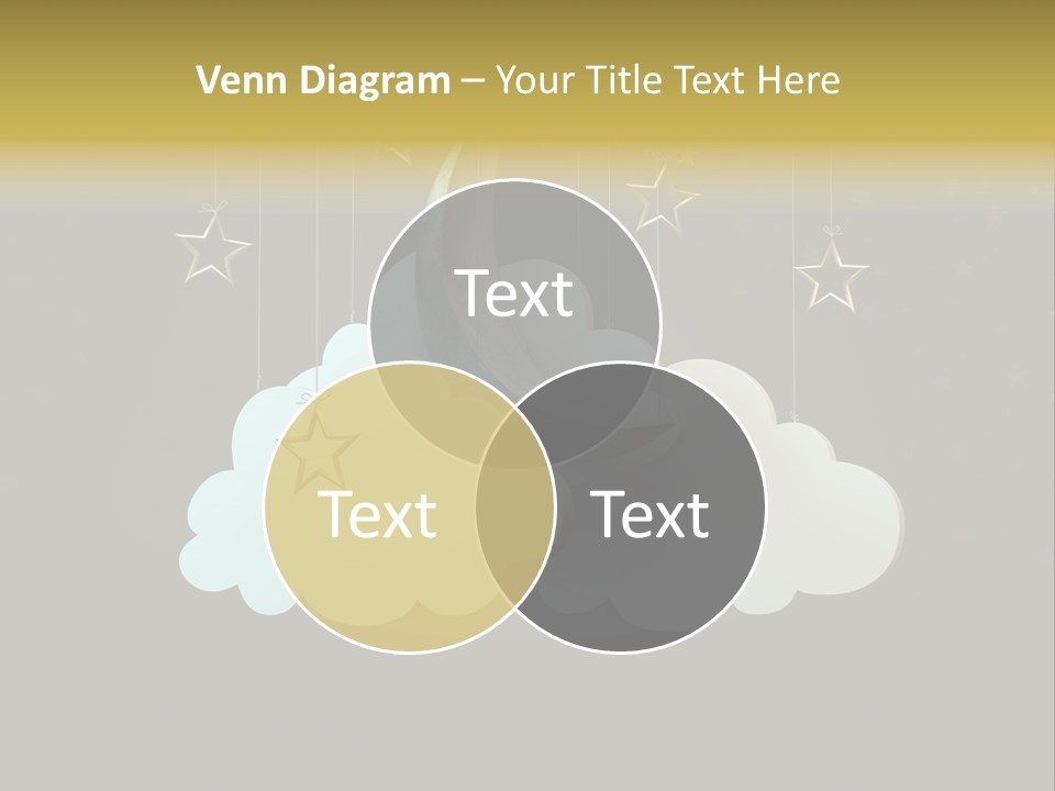 Fantasy Stage Sky PowerPoint Template