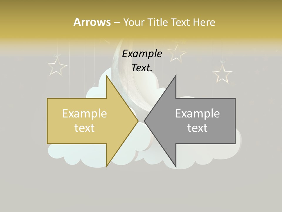 Fantasy Stage Sky PowerPoint Template