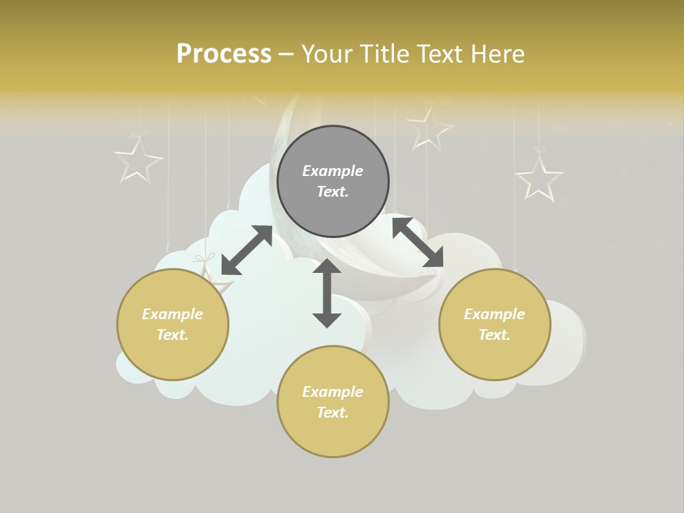 Fantasy Stage Sky PowerPoint Template