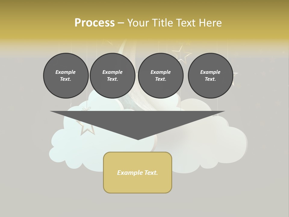 Fantasy Stage Sky PowerPoint Template