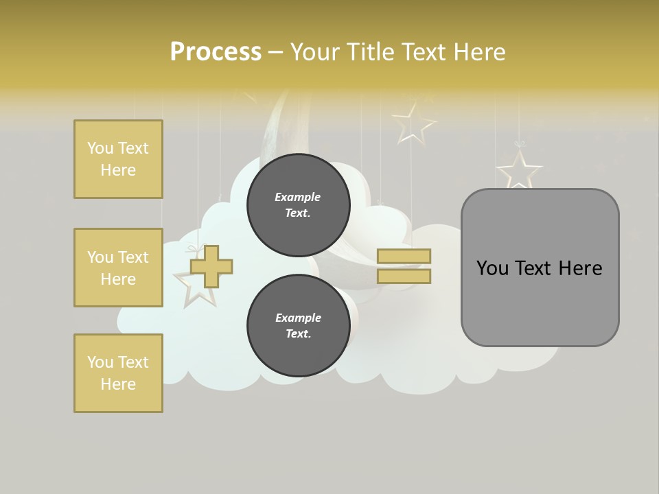 Fantasy Stage Sky PowerPoint Template