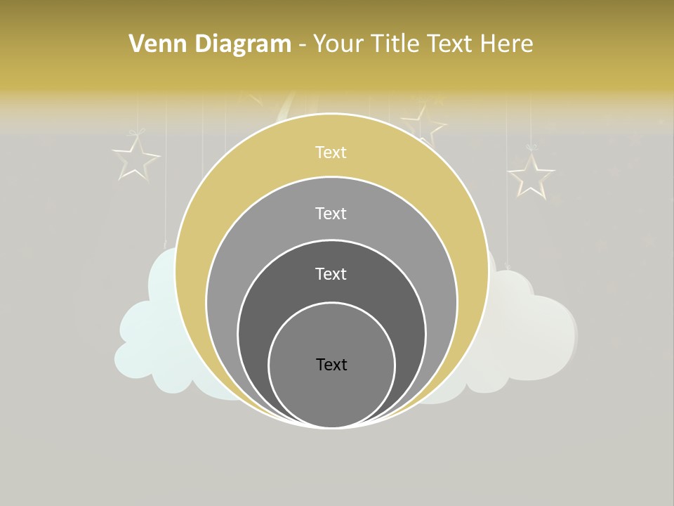 Fantasy Stage Sky PowerPoint Template