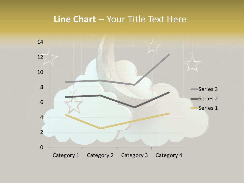 Fantasy Stage Sky PowerPoint Template