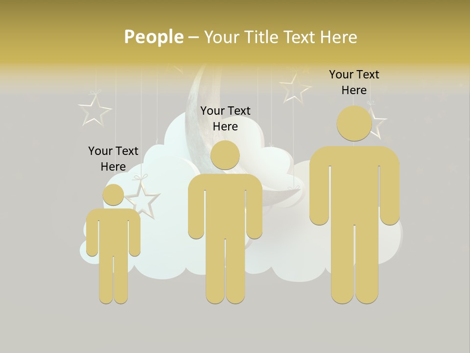 Fantasy Stage Sky PowerPoint Template