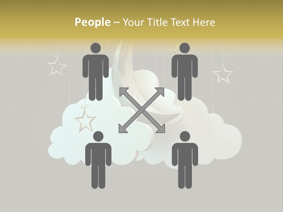 Fantasy Stage Sky PowerPoint Template