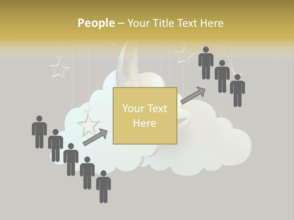 Fantasy Stage Sky PowerPoint Template