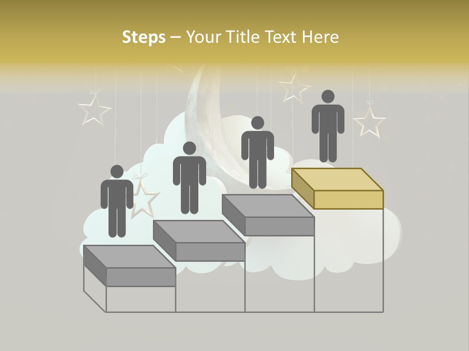 Fantasy Stage Sky PowerPoint Template