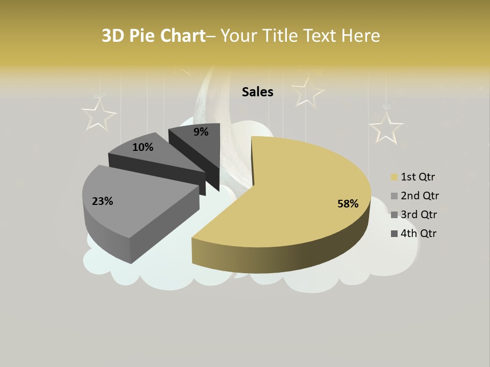 Fantasy Stage Sky PowerPoint Template