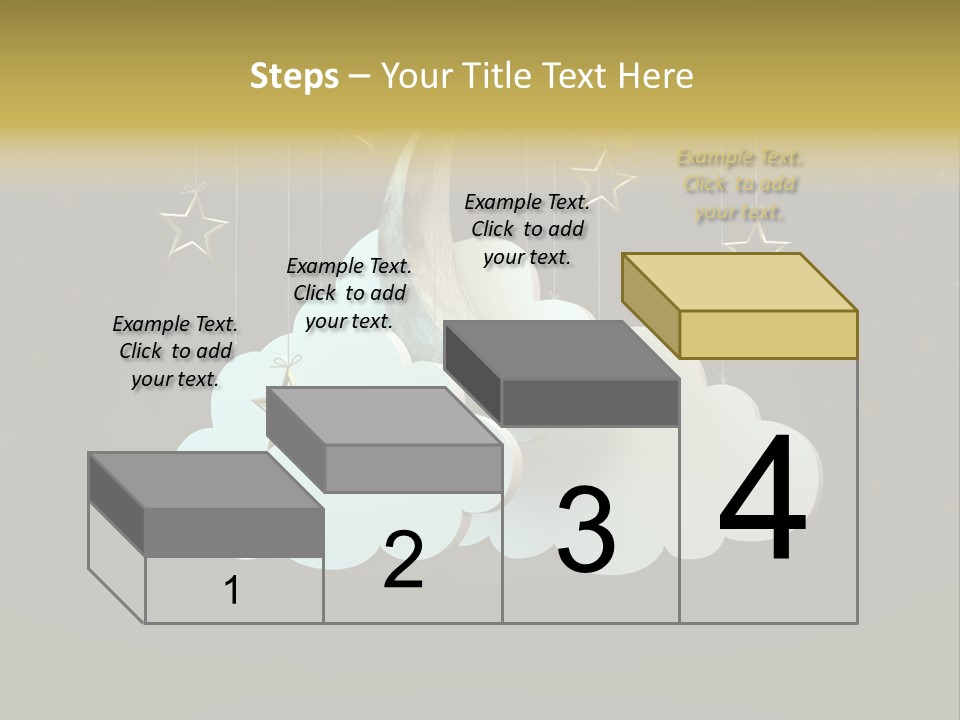 Fantasy Stage Sky PowerPoint Template