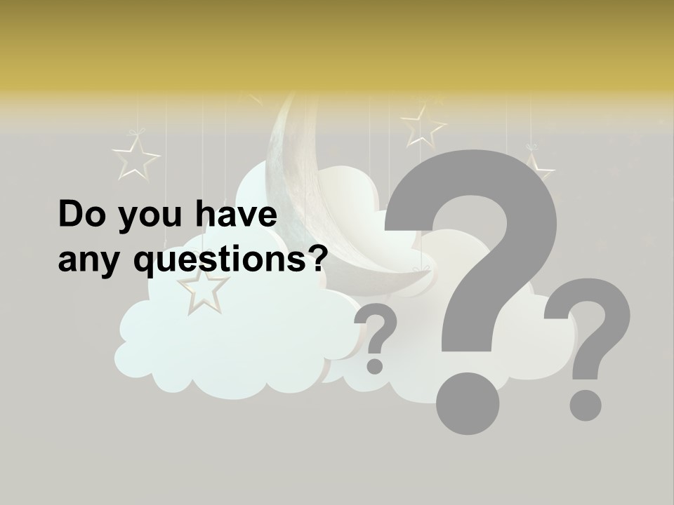 Fantasy Stage Sky PowerPoint Template