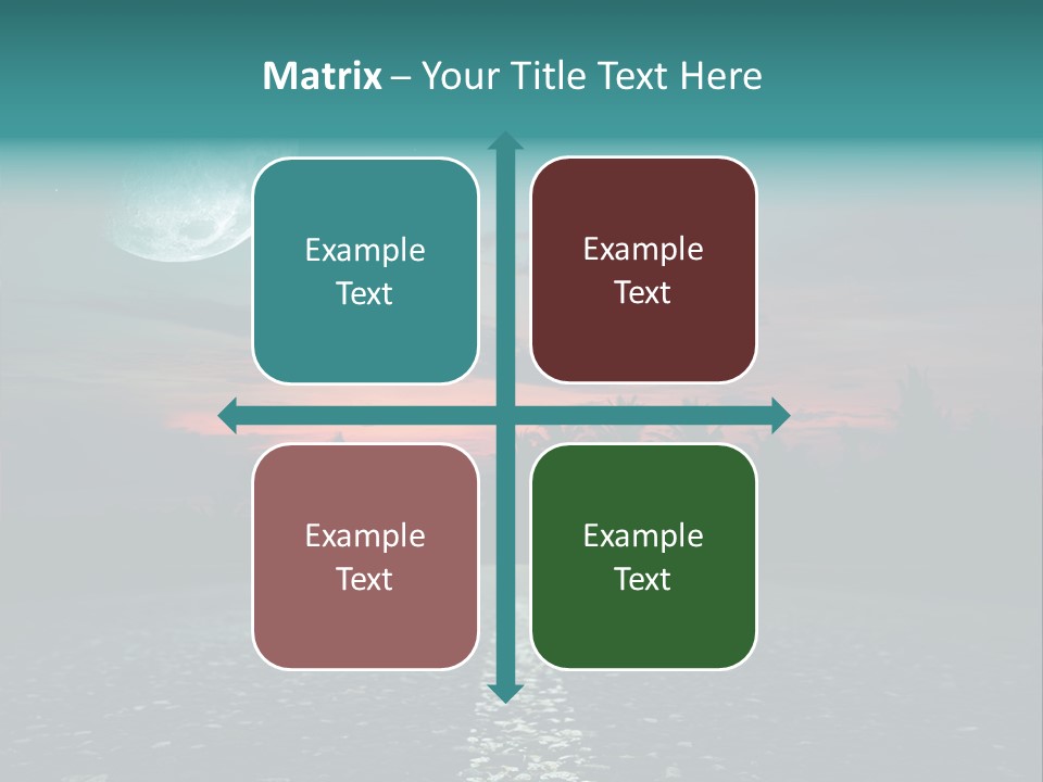 Usa Dream Dark PowerPoint Template