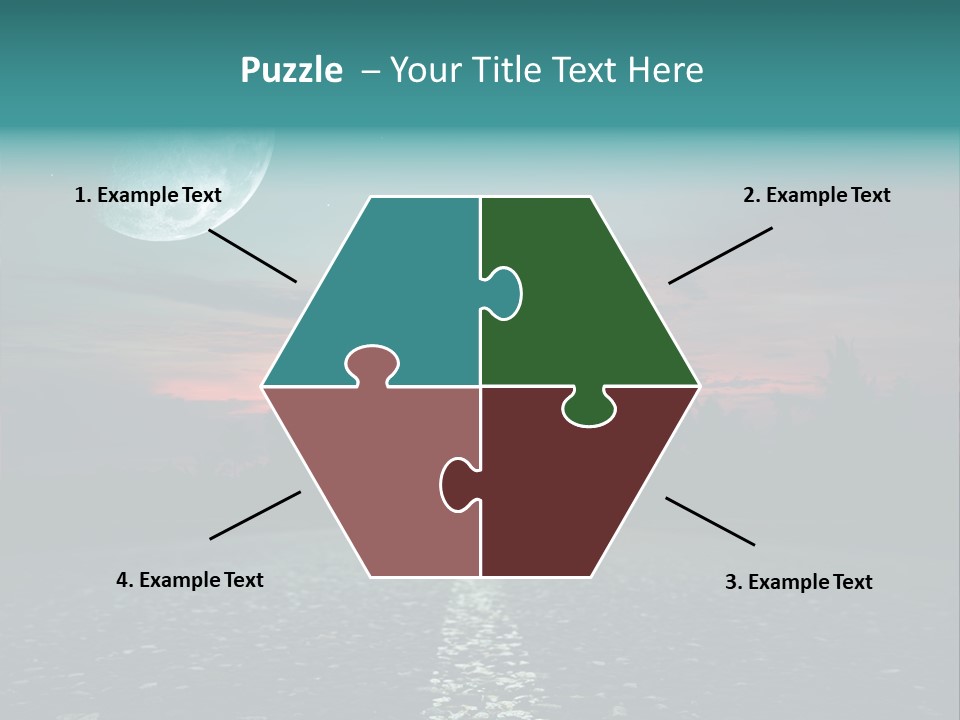 Usa Dream Dark PowerPoint Template