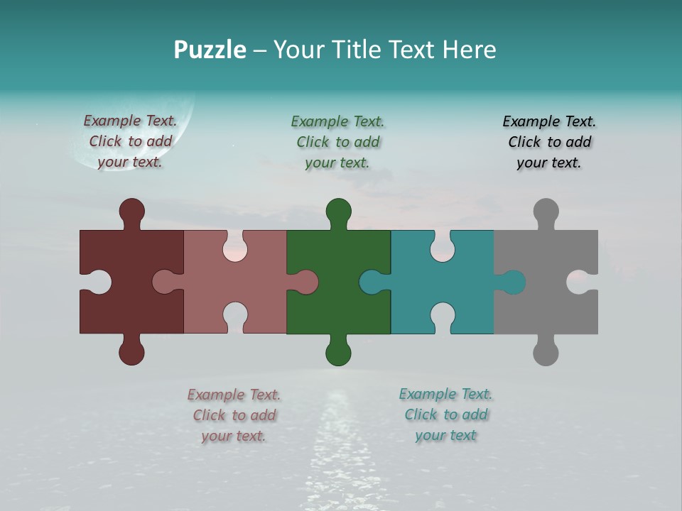 Usa Dream Dark PowerPoint Template